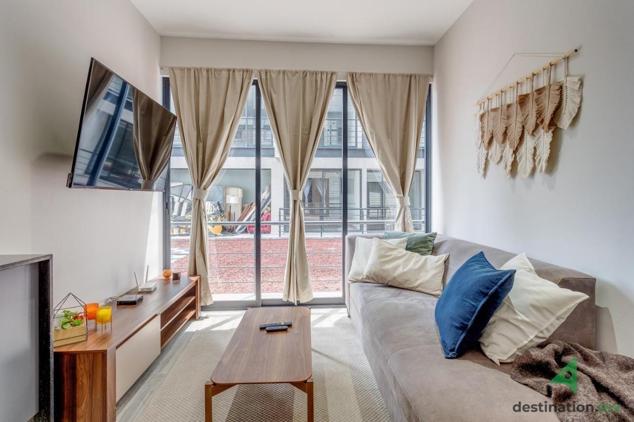 Charming Apartment With Pool, Gym, And Jacuzzi - Kansas 113 Мехико Экстерьер фото